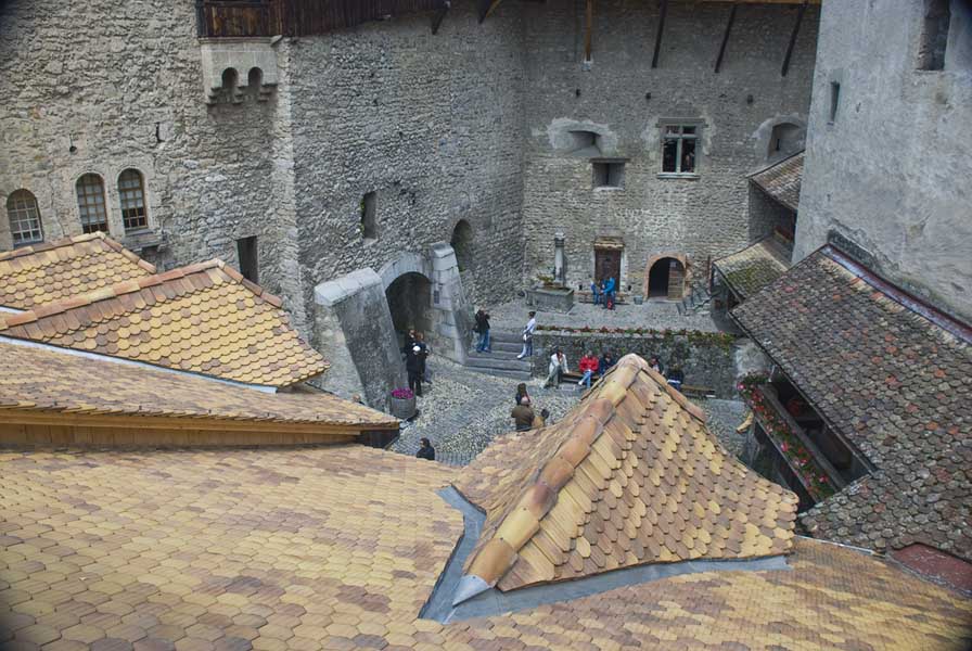 Chateau de Chillon Courtyard