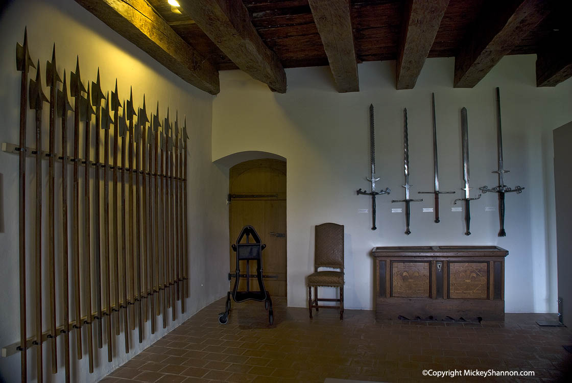 Weapons Display in Spiez Castle