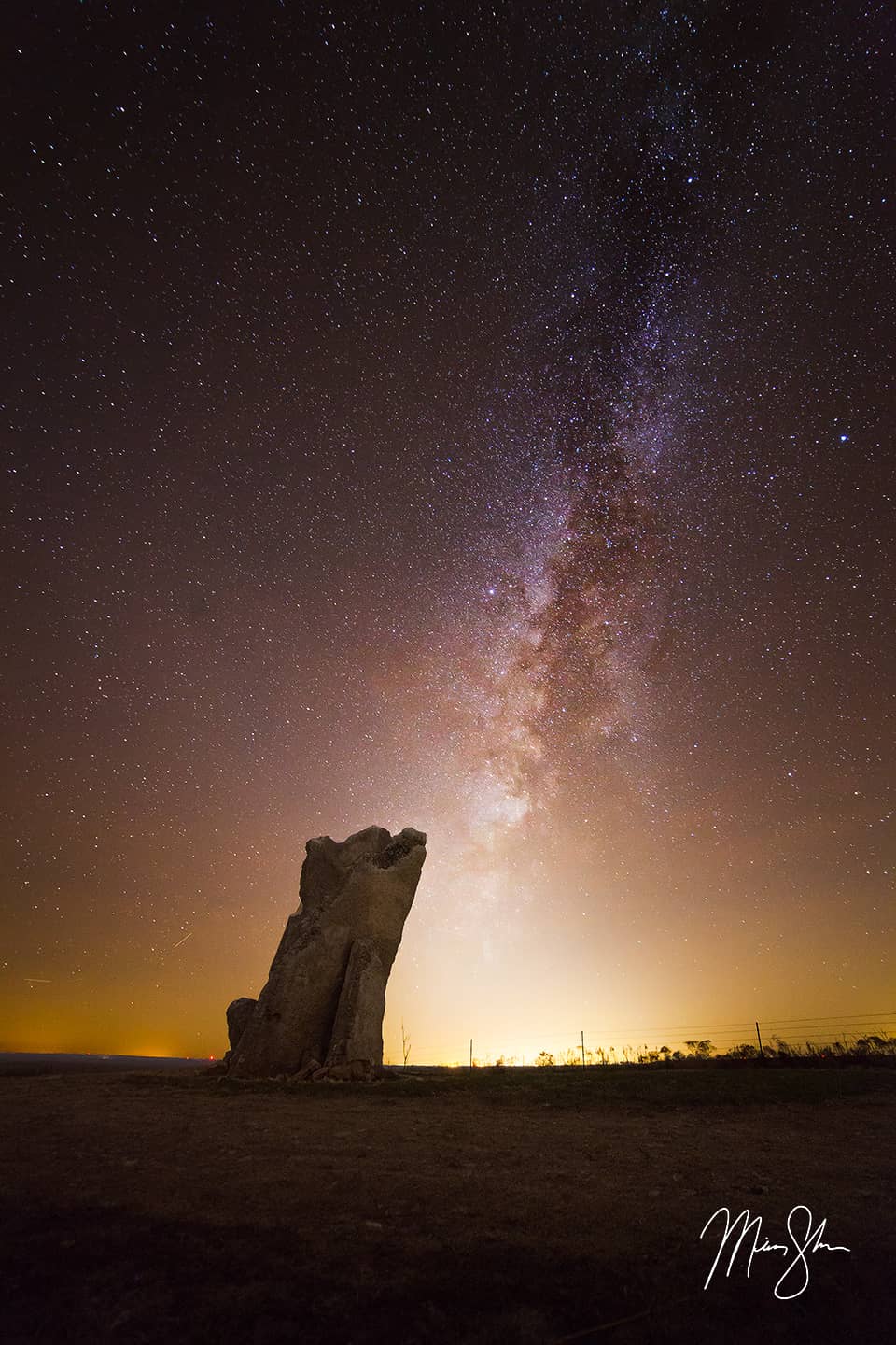 Teter Rock Winter Milky Way