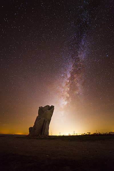 Teter Rock Winter Milky Way