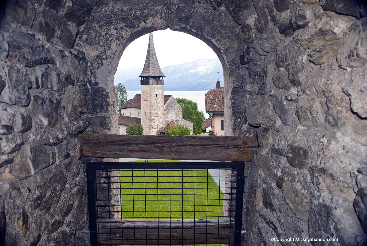 Spiez Castle Window