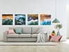 2025 European Landscapes Wall Calendar Back Thumbnail