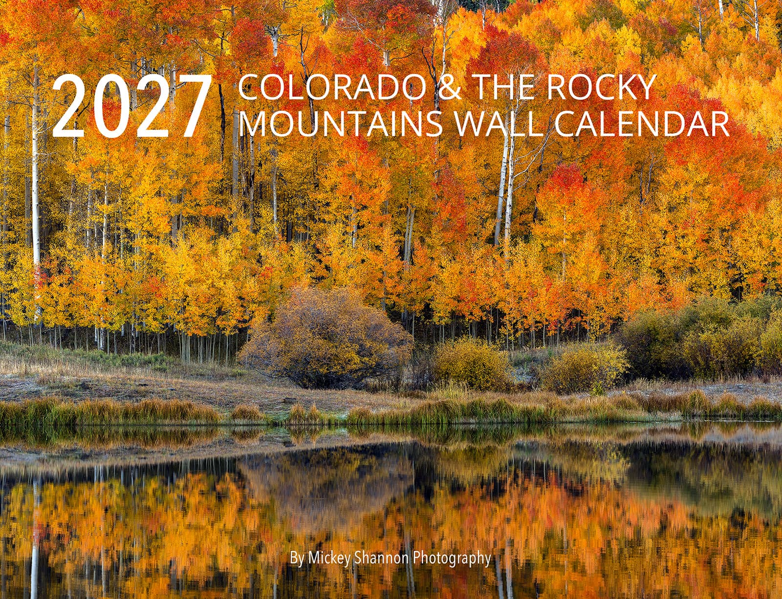 Colorado & the Rocky Mountains 2027 calendar front cover