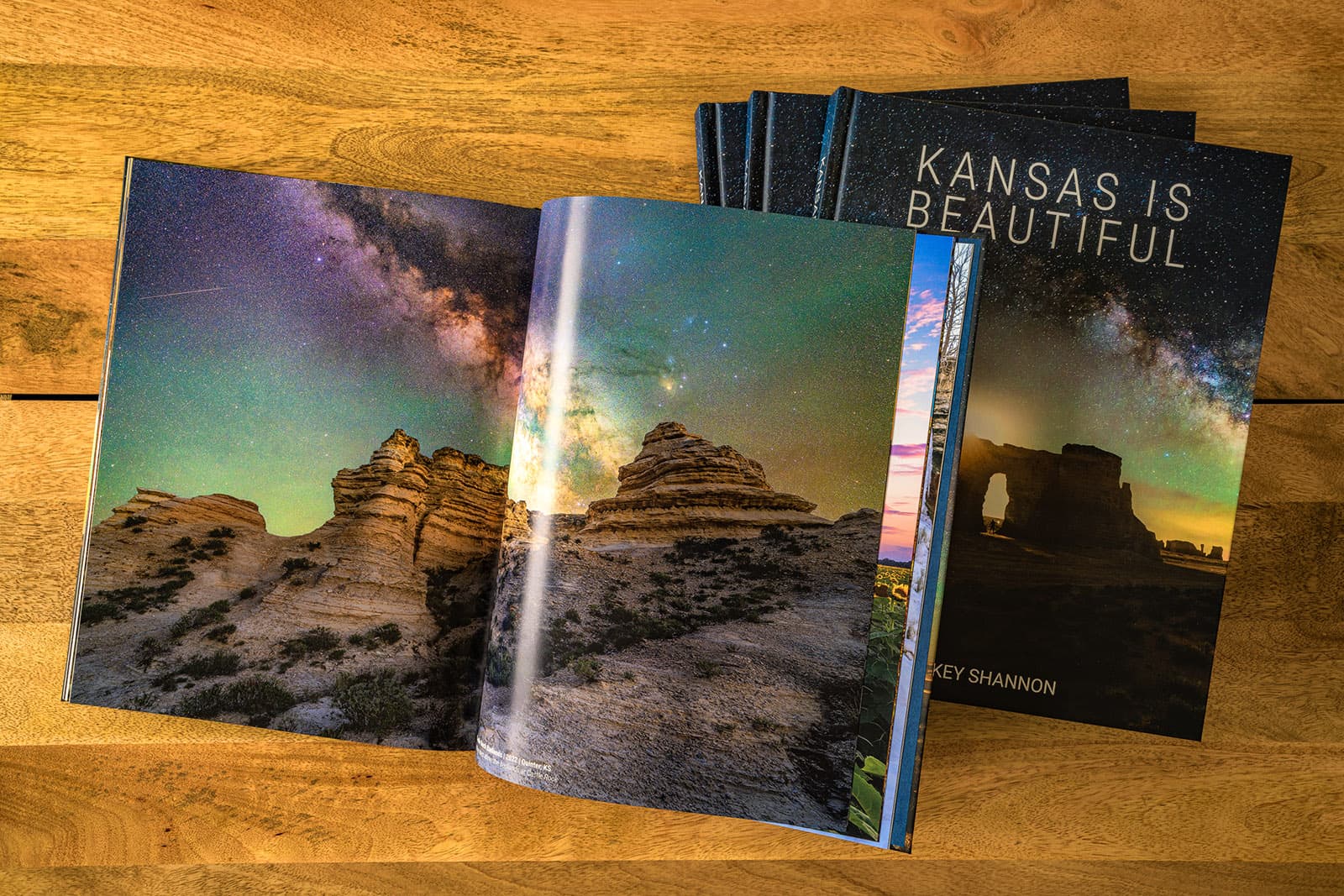 Kansas is Beautiful Coffee Table Open Book