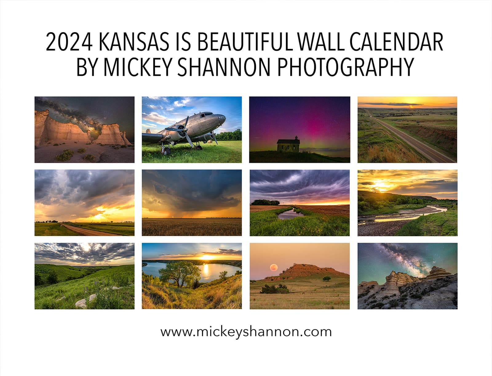 2024 Kansas is Beautiful Wall Calendar Back Cover
