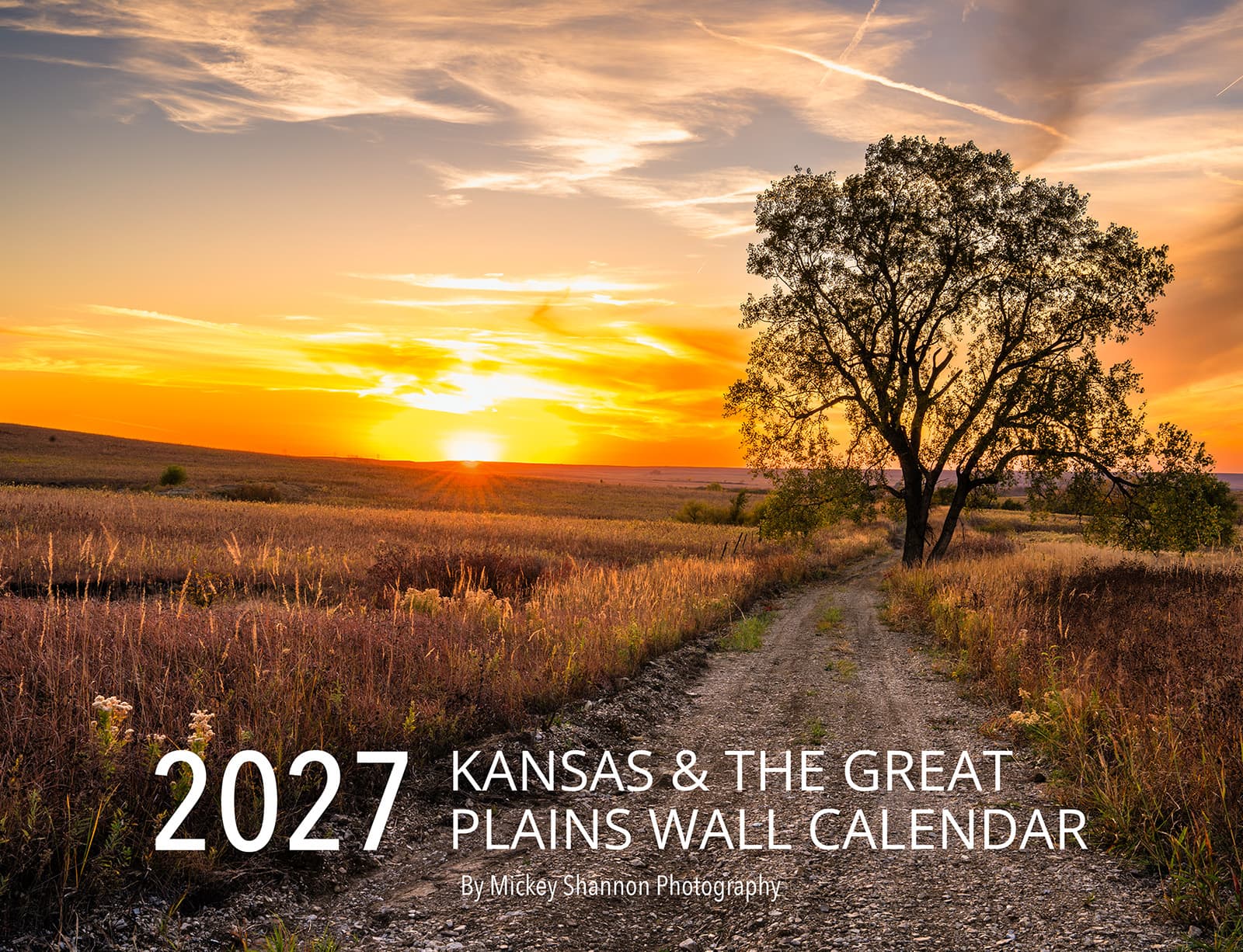 Kansas is Beautiful 2027 calendar front cover