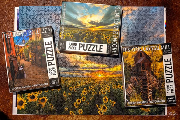 Fine Art Landscape & Travel Puzzle Collection (3-Pack)