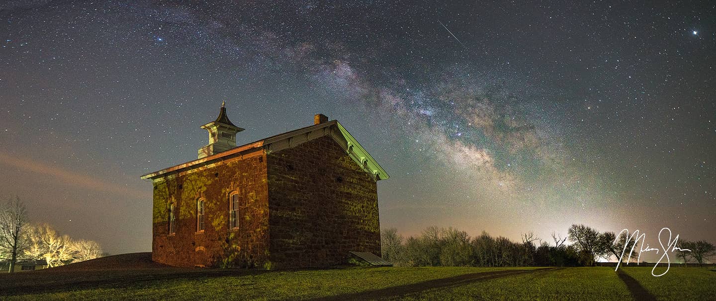 Arvonia Church Milky Way - Arvonia, Kansas