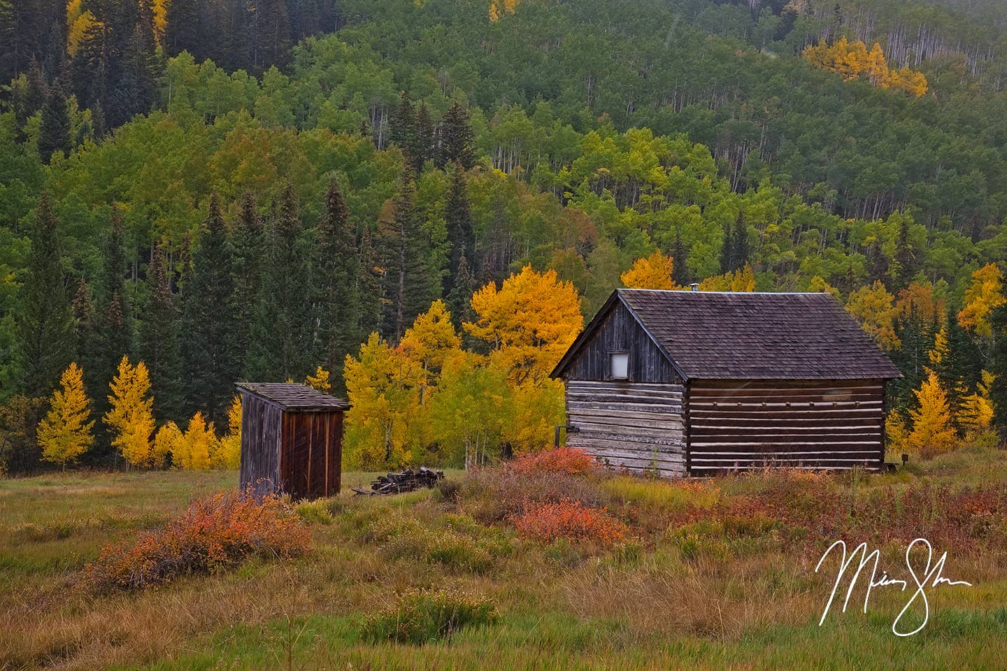 Ashcroft in the Fall - Ashcroft Ghost Town, Aspen, Colorado