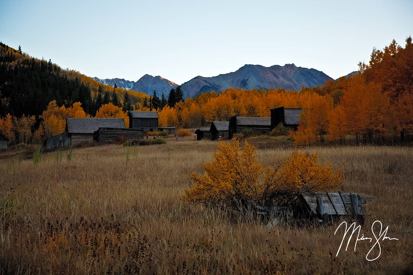 Autumn At Ashcroft Ghost Town - Ashcroft Ghost Town, Aspen, Colorado
