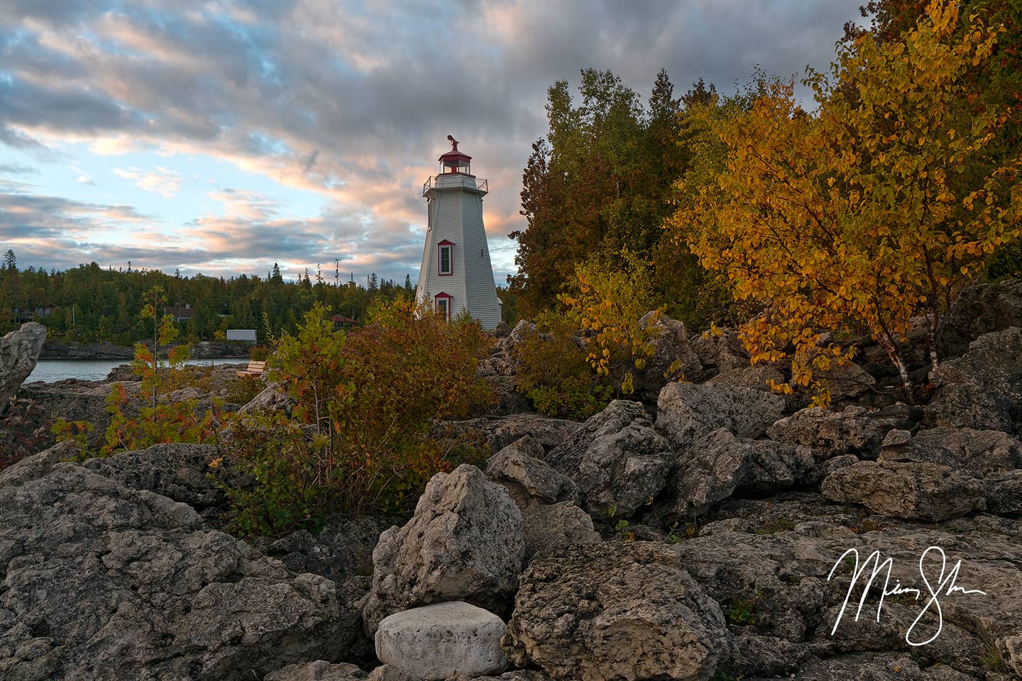 Autumn at Big Tub Lighthouse - Tobermory, Ontario, Canada