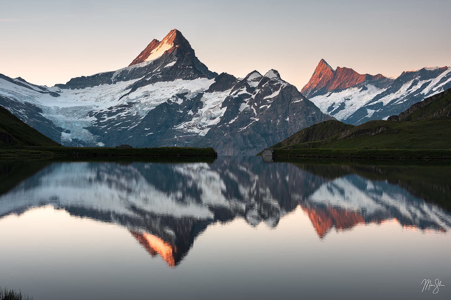 Bachalpsee Sunrise Reflection - Bachalpsee, Grindelwald, Switzerland