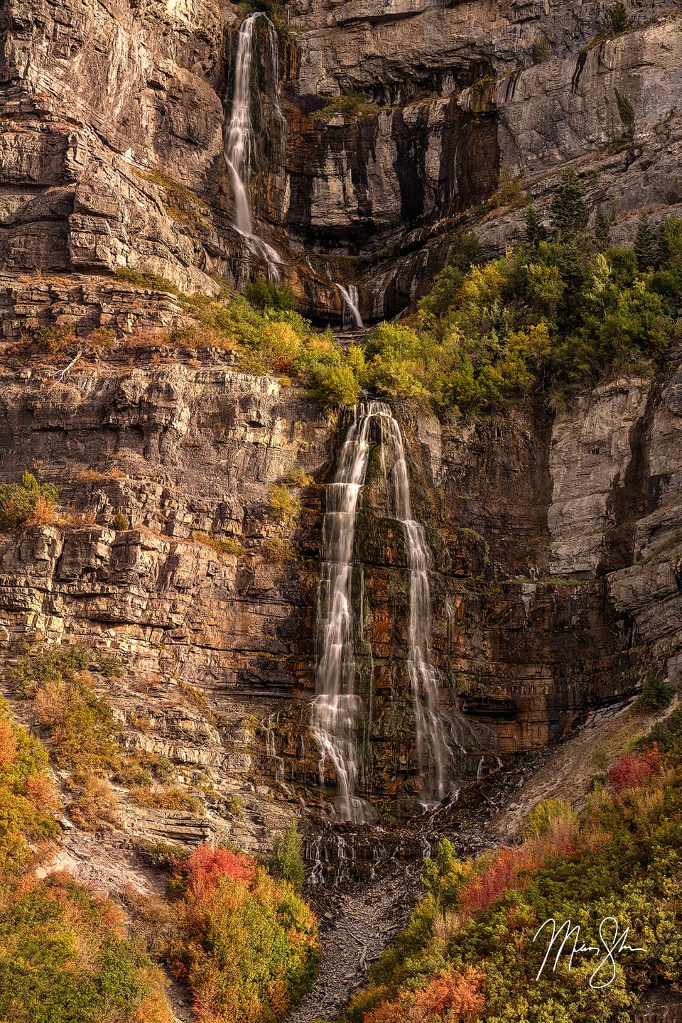 Beautiful Bridal Veil Falls - Bridal Veil Falls, Provo Canyon, Utah