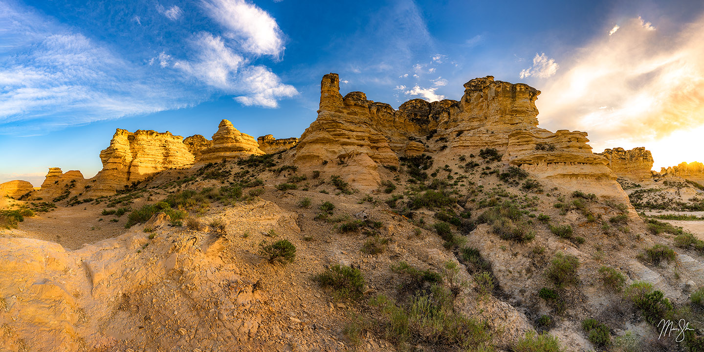 Beautiful Castle Rock Badlands - Castle Rock Badlands, Quinter, Kansas