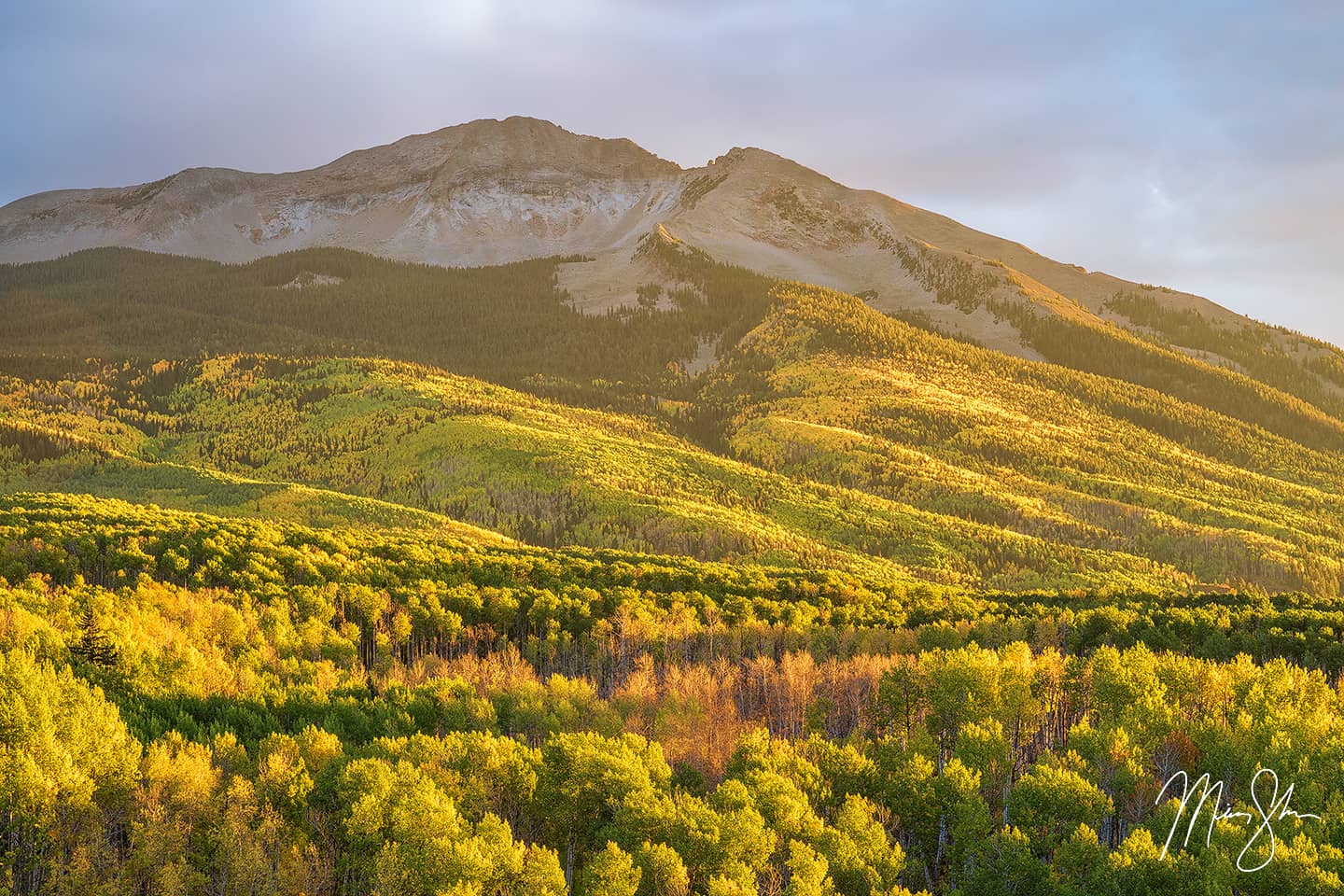 Fall colors on West Beckwith Mountain