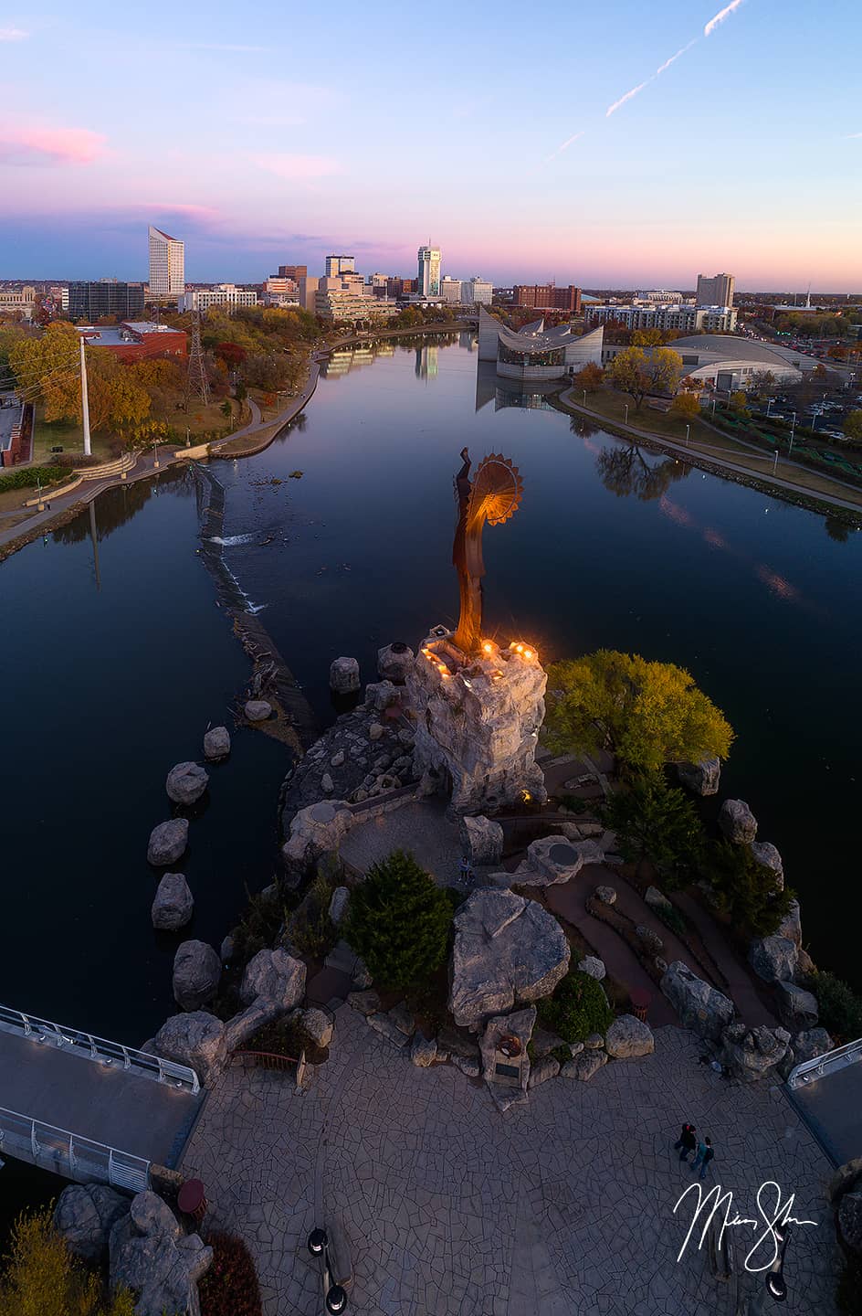 Behind the Icon - The Keeper of the Plains, Wichita, Kansas