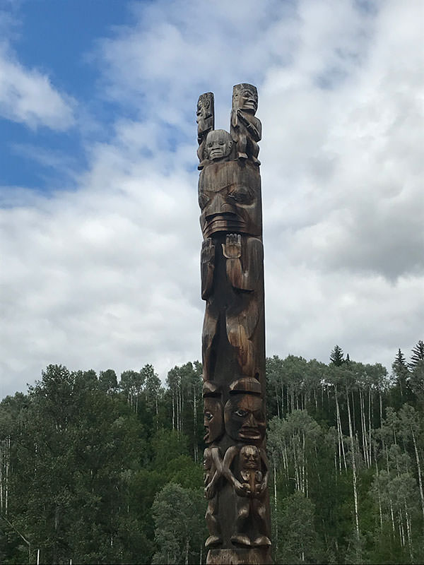 Gitanyow Totem Pole