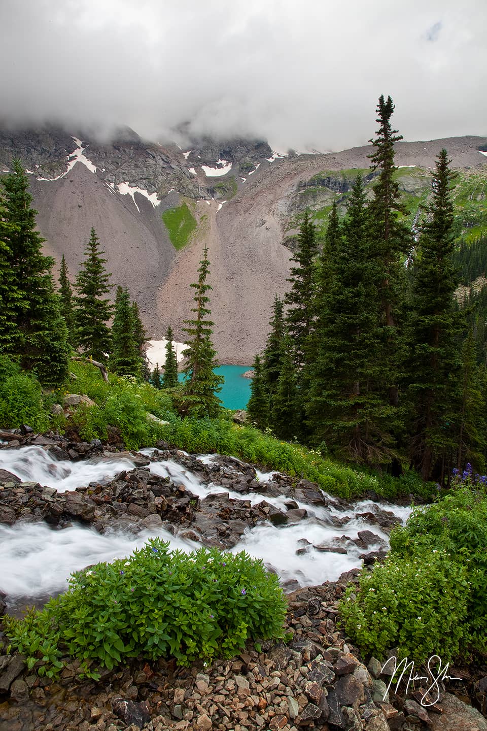 Blue Lake Cascades - Ridgway, San Juans, Colorado