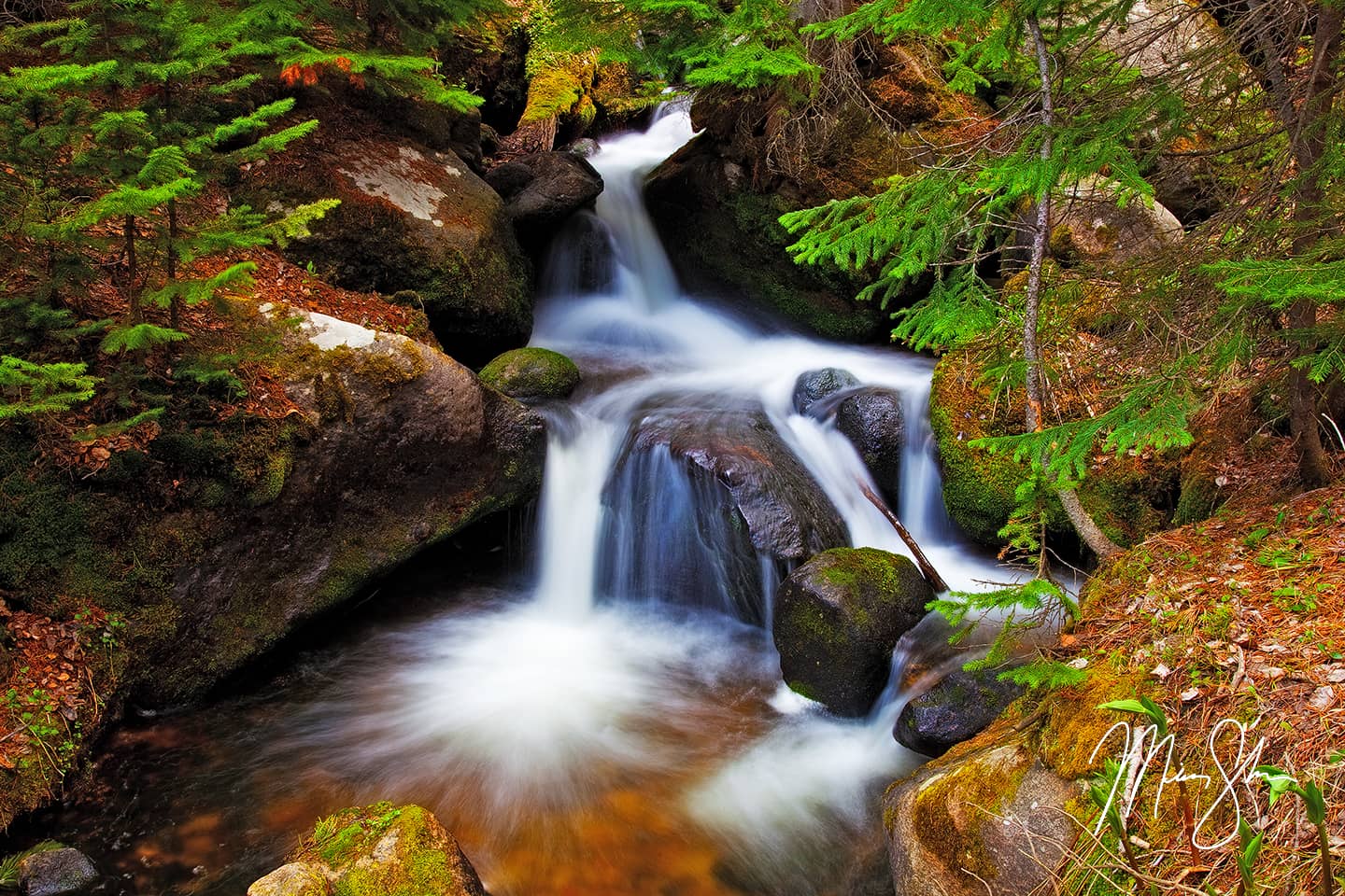 Boulder Brook Spring - Boulder Brook, Estes Park, Rocky Mountain National Park, Colorado