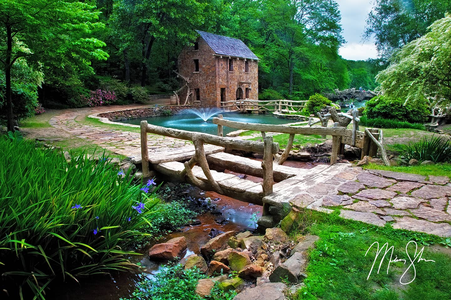 Bridge To The Old Mill - North Little Rock, Arkansas