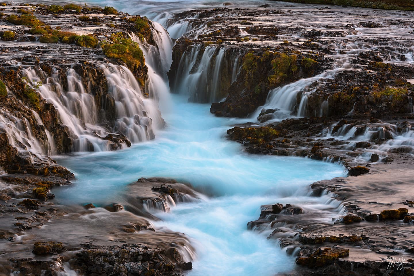 Bruarfoss Blue Hour - Bruarfoss, Iceland