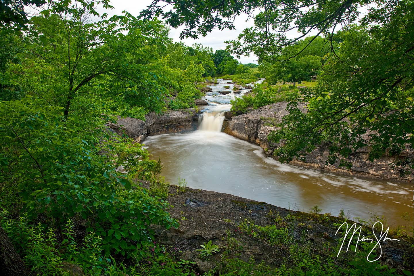 Butcher Falls - Butcher Falls, Red Buffalo Ranch, Sedan, KS