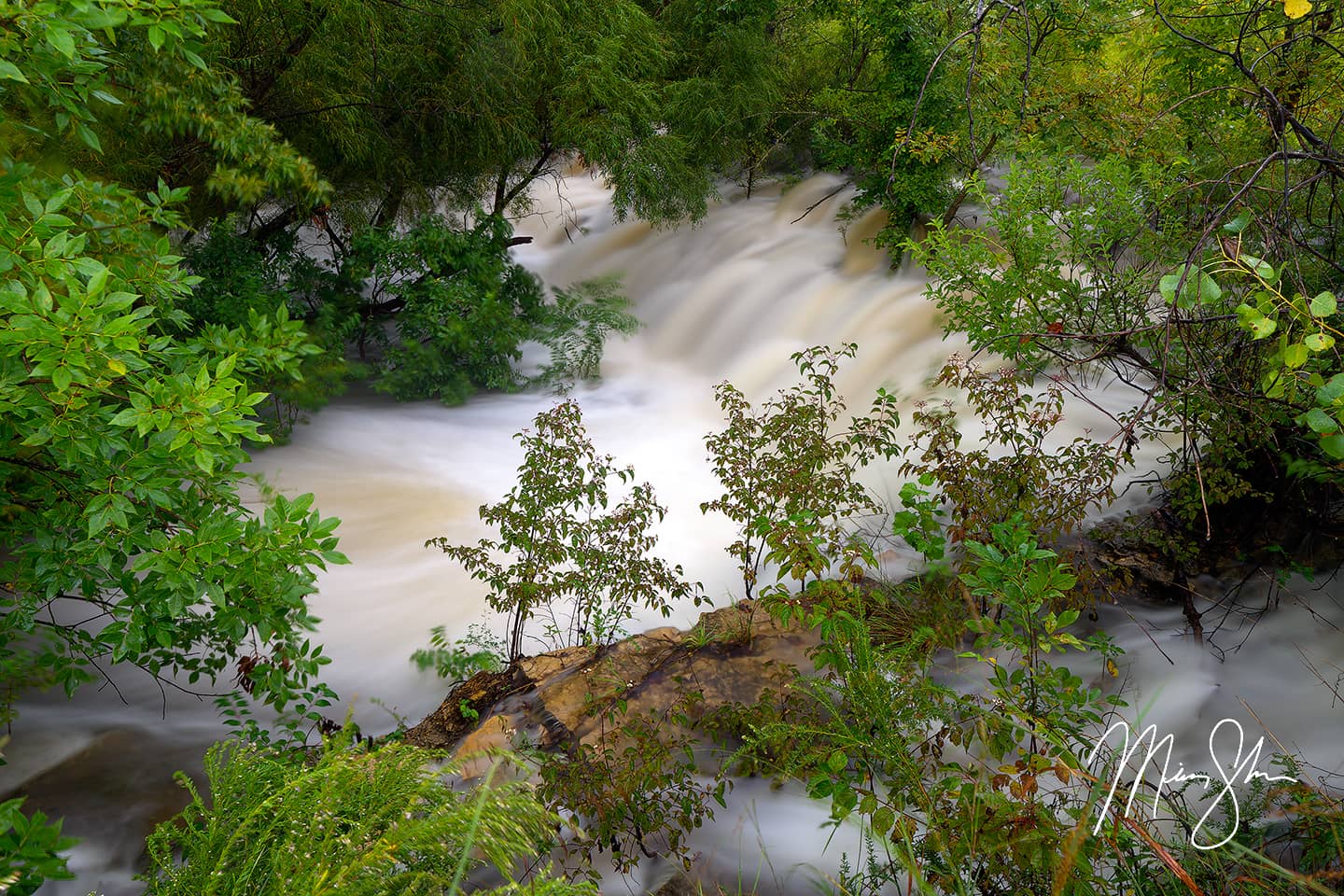 Butler Falls Deluge - Butler State Fishing Lake, Kansas