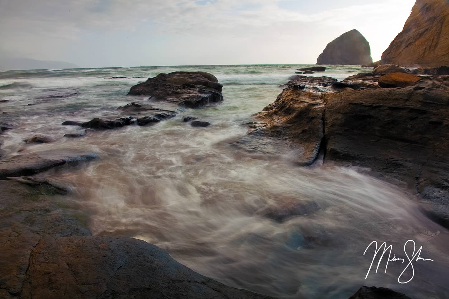 Cape Kiwanda Waves - Cape Kiwanda, Oregon