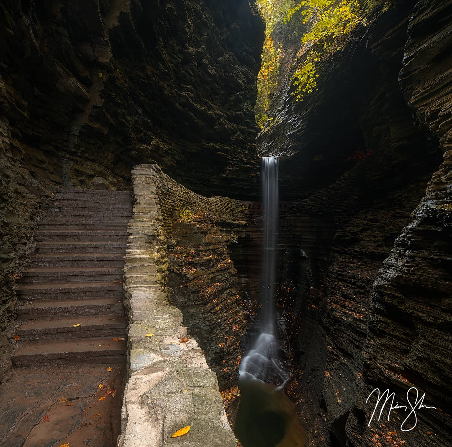 Cavern Cascade at Watkins Glen - Watkins Glen State Park, NY