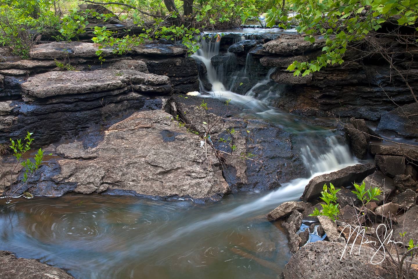 Chautauqua Falls Cascades - Sedan Lake, Kansas