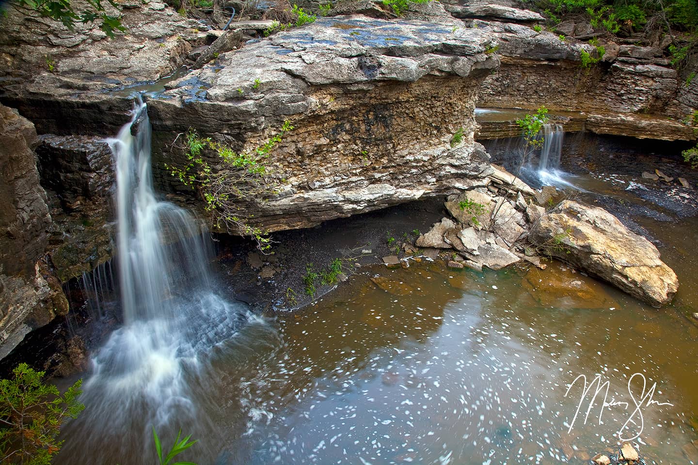 Chautauqua Falls - Sedan Lake, Kansas