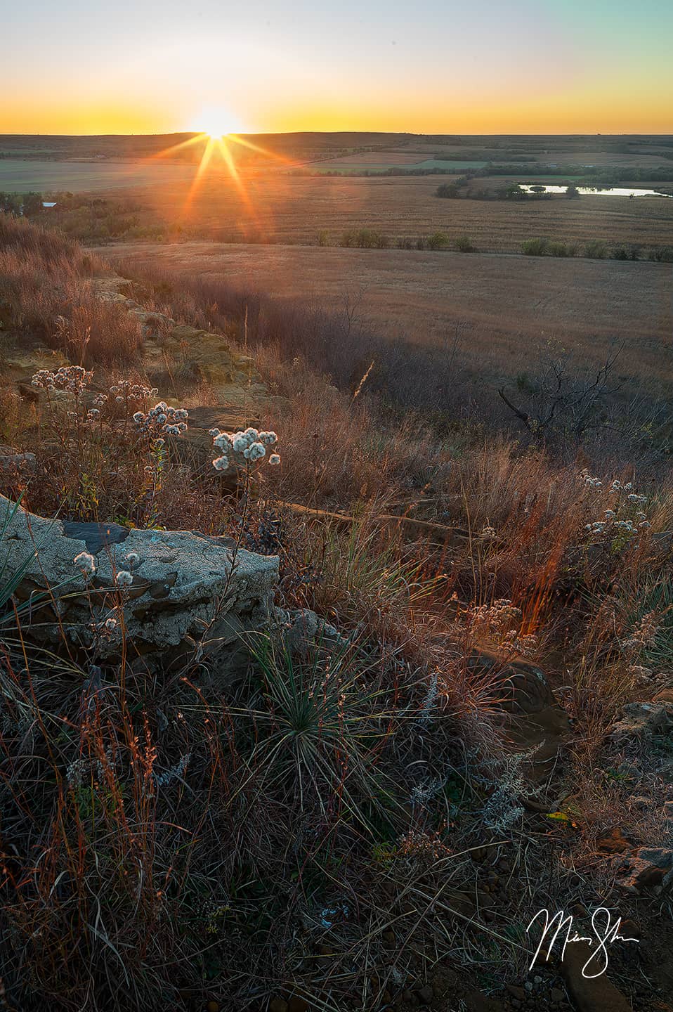 Coronado Heights Sunset - Coronado Heights, KS