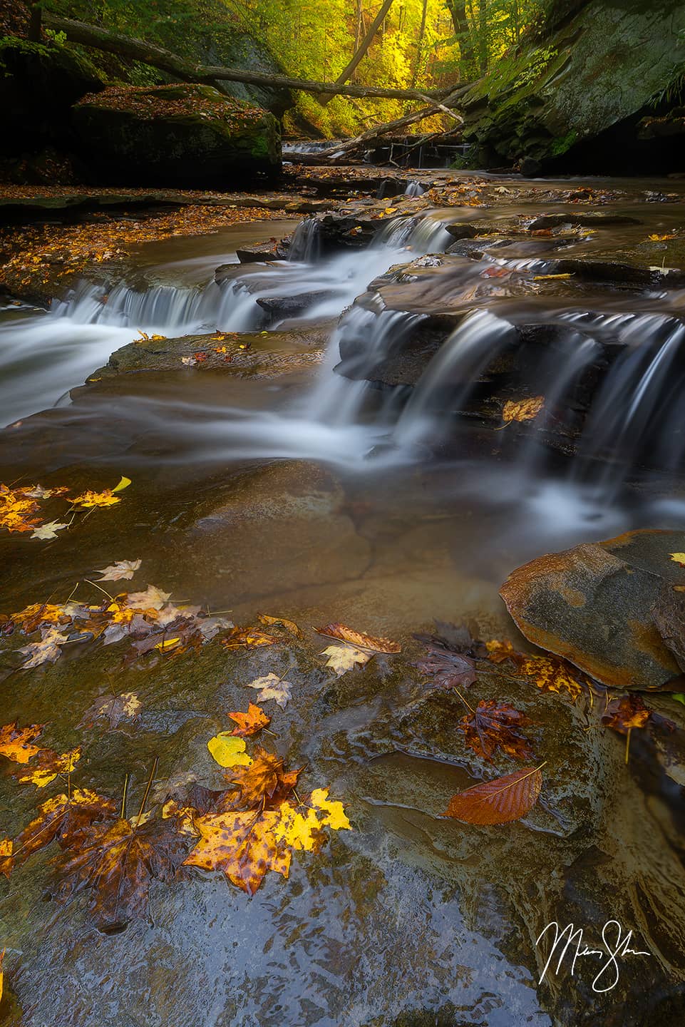 Cuyahoga Valley Autumn - Brandywine Falls, Cuyahoga Valley National Park, Ohio