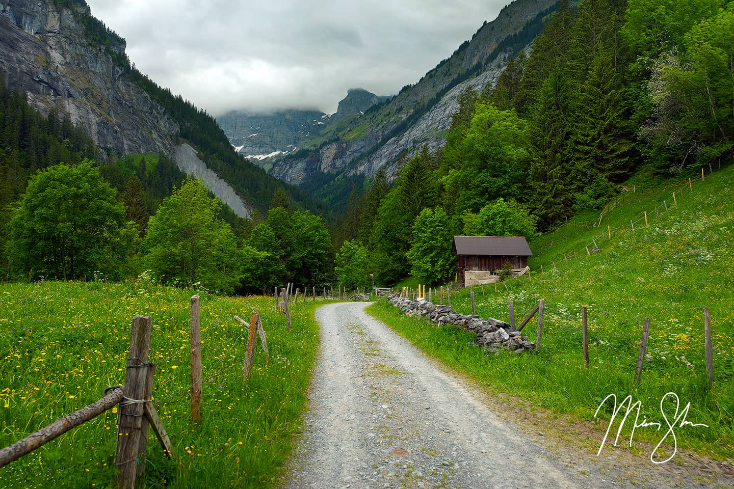 Deep in the Alps