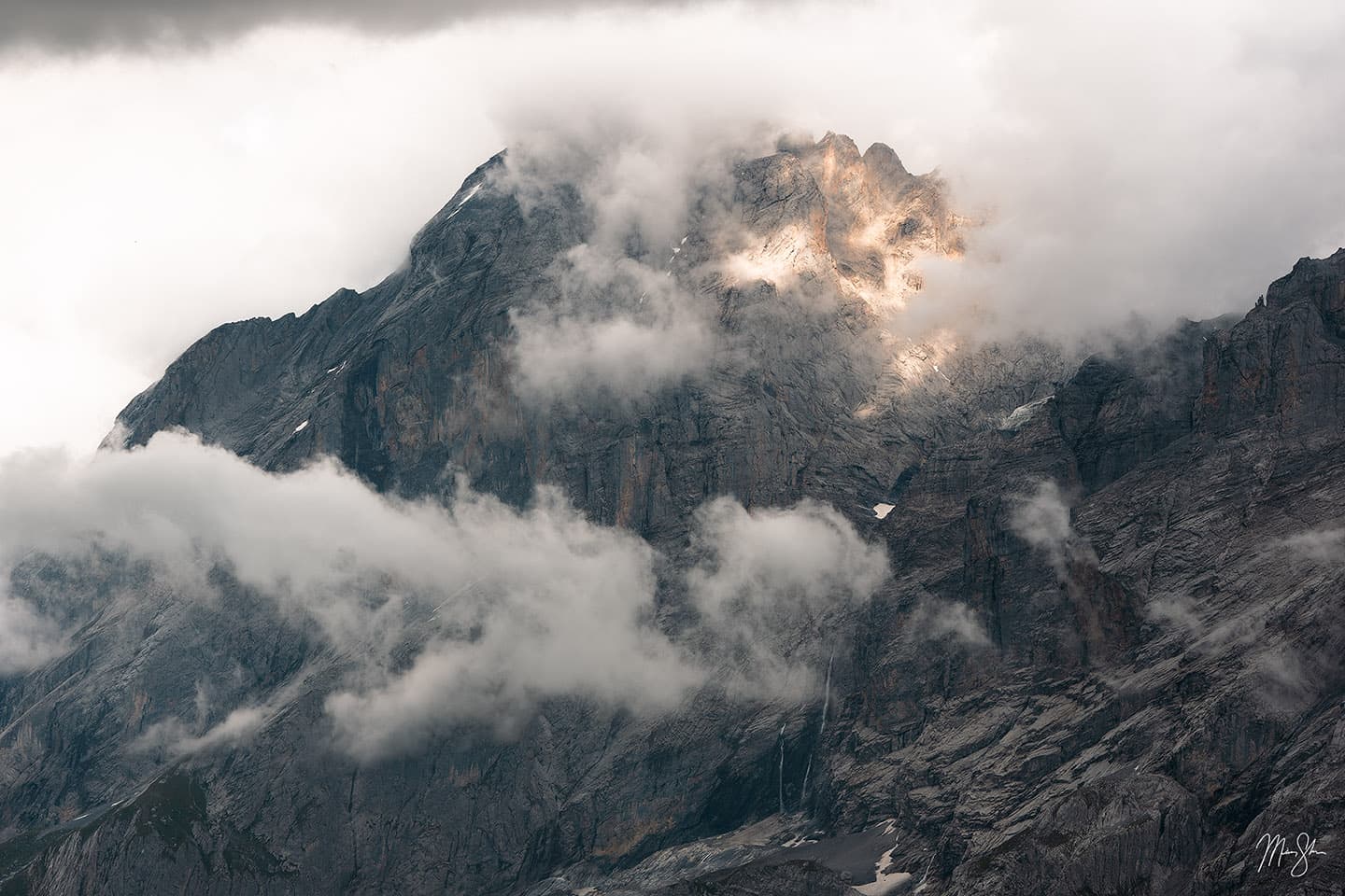 Drama on the Wetterhorn - Wetterhorn, Bernese Alps, Grindelwald, Switzerland