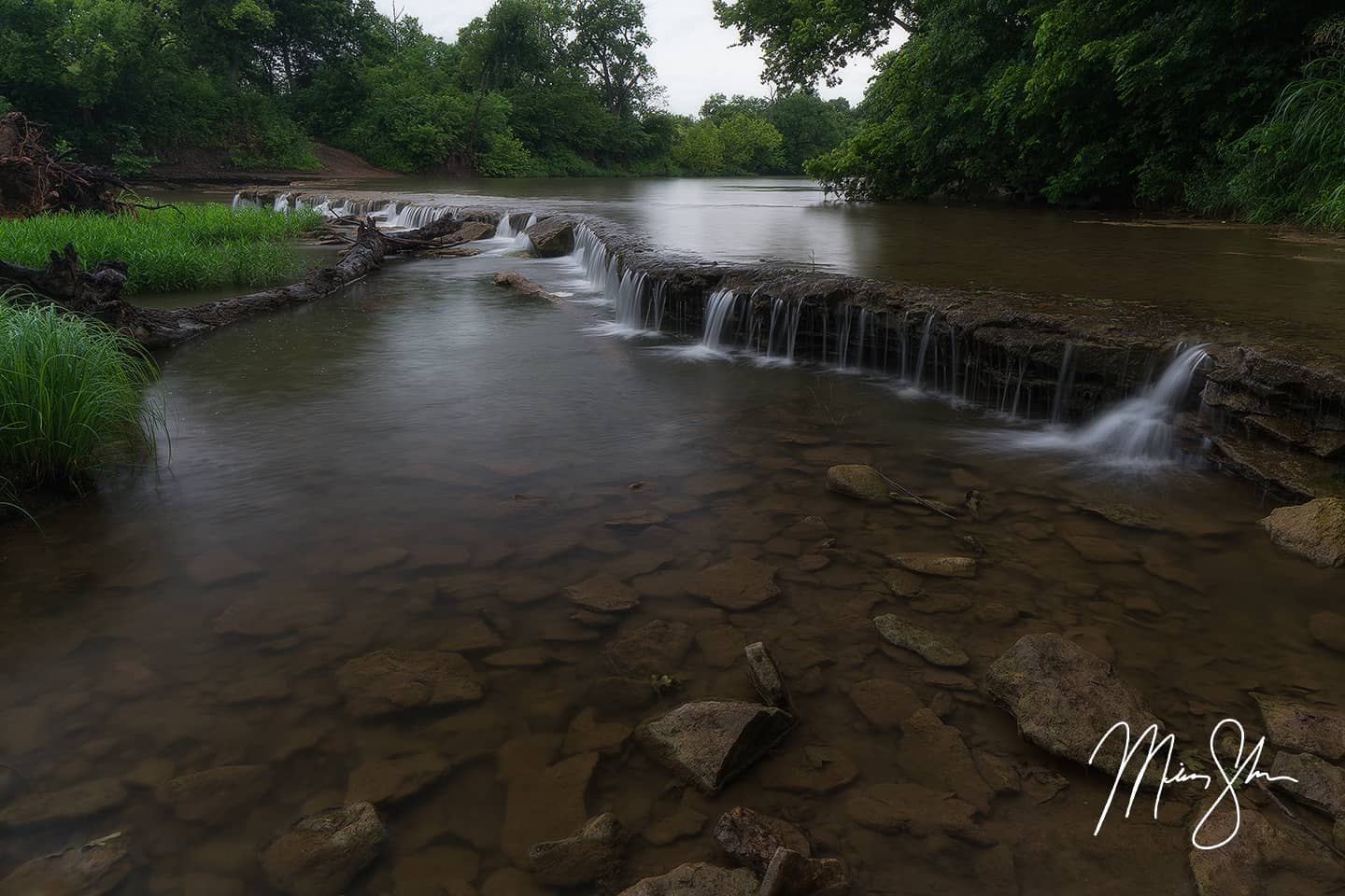 Dreamy Osro Falls - Osro Falls, Cedar Vale, Kansas