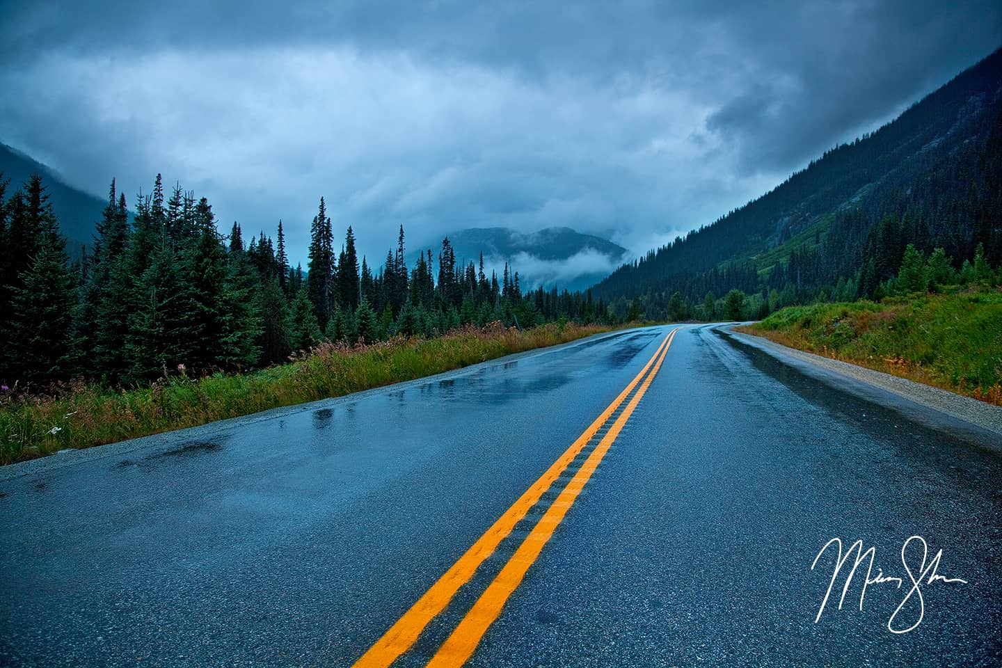 Driving Coastal Canada - Near Whistler, British Columbia, Canada