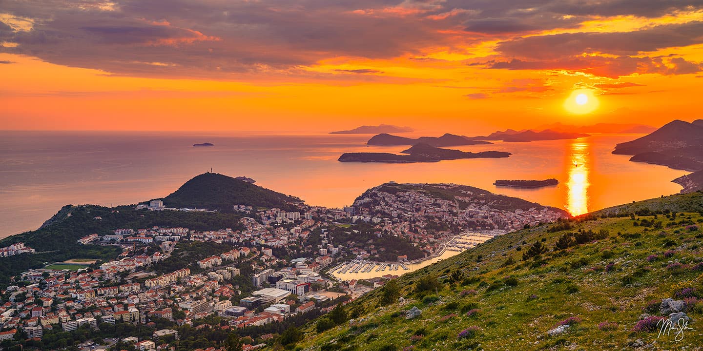 Dubrovnik Sunset Mount Srd Dubrovnik Croatia Mickey Shannon 