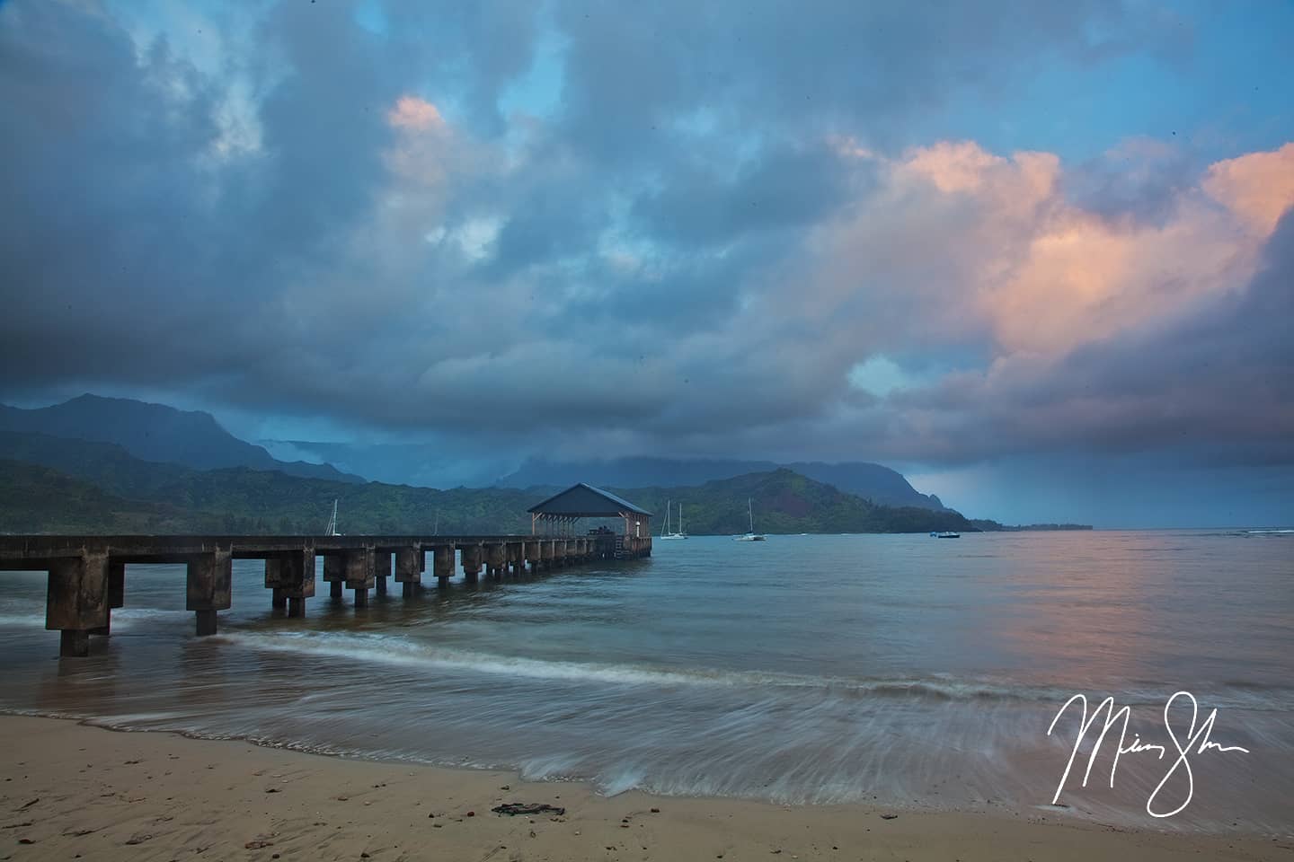 Early Morning at the Hanalei Bay Pier