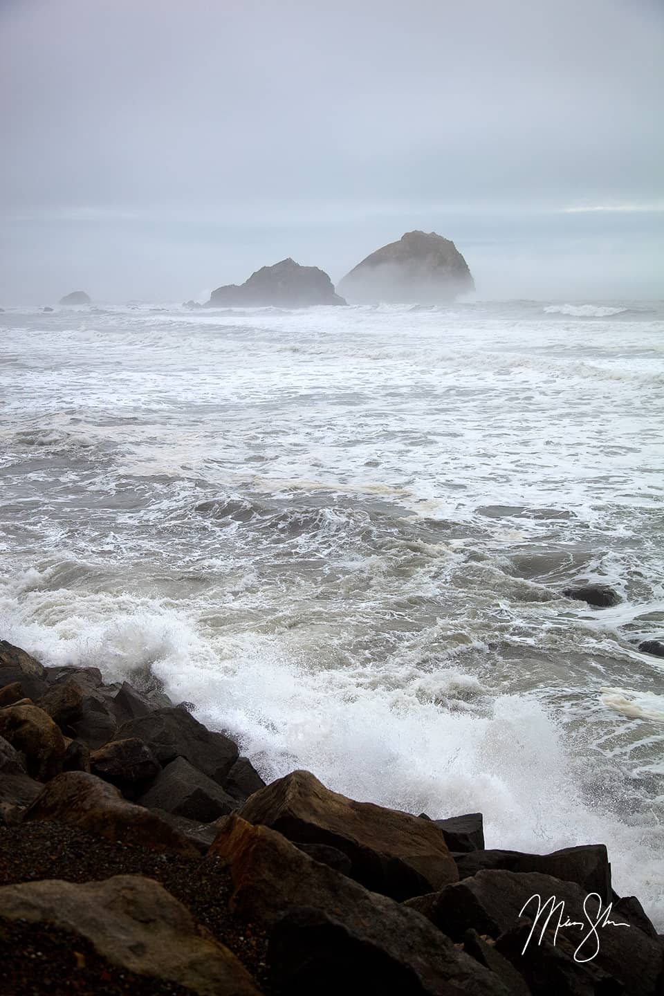 Fade To Grey - False Clamath Cove, near Redwood National Park, California