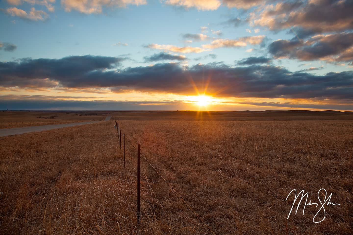 Flint Hills Winter Sunrise