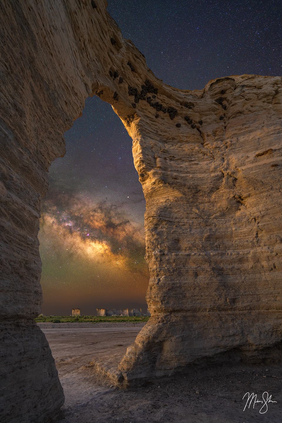 Galactic Doorway - Monument Rocks, Kansas