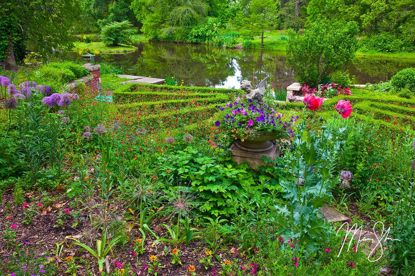 Open edition fine art print of Gardens of Bartlett Arboretum from Mickey Shannon Photography. Location: Bartlett Arboretum, Belle Plaine, Kansas