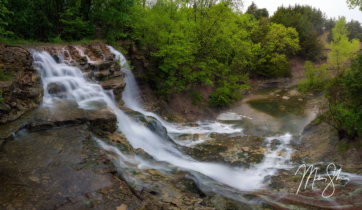 Geary Falls From Above - Geary State Fishing Lake, near Junction City, Kansas