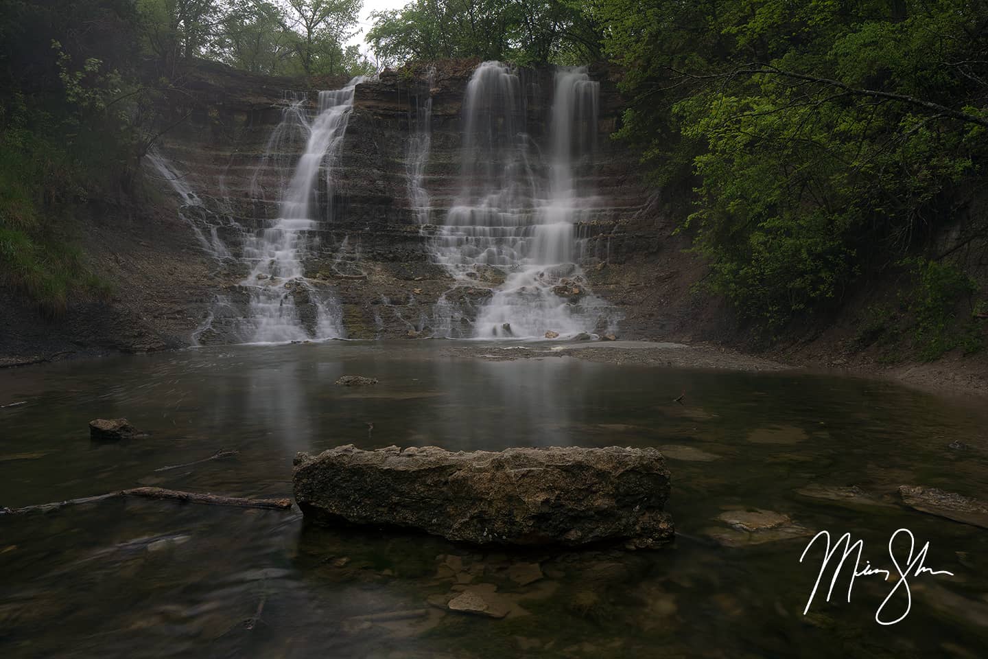 Geary Falls - Geary State Fishing Lake, near Junction City, Kansas