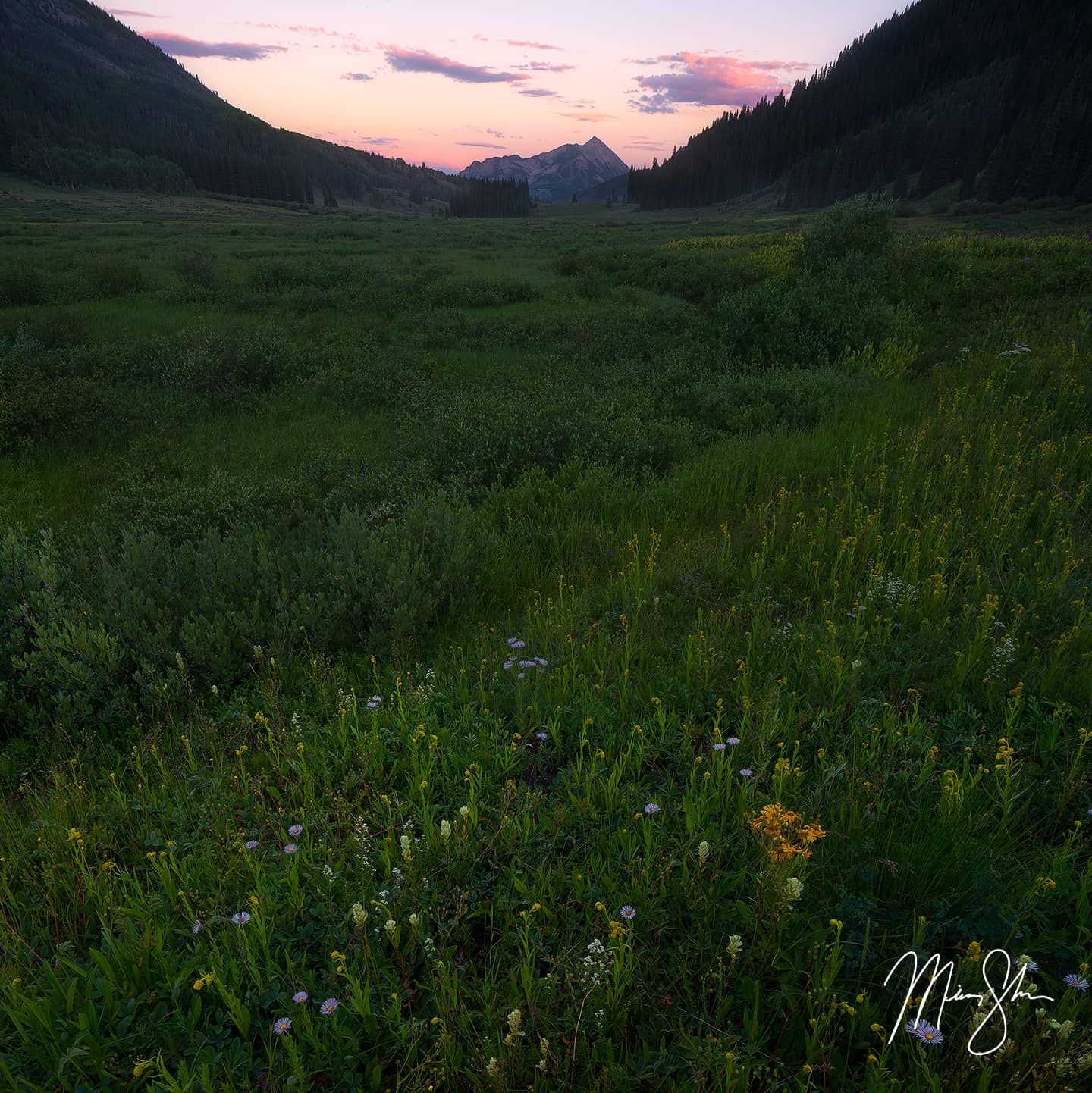 Gothic Sunset - Gothic, Crested Butte, Colorado