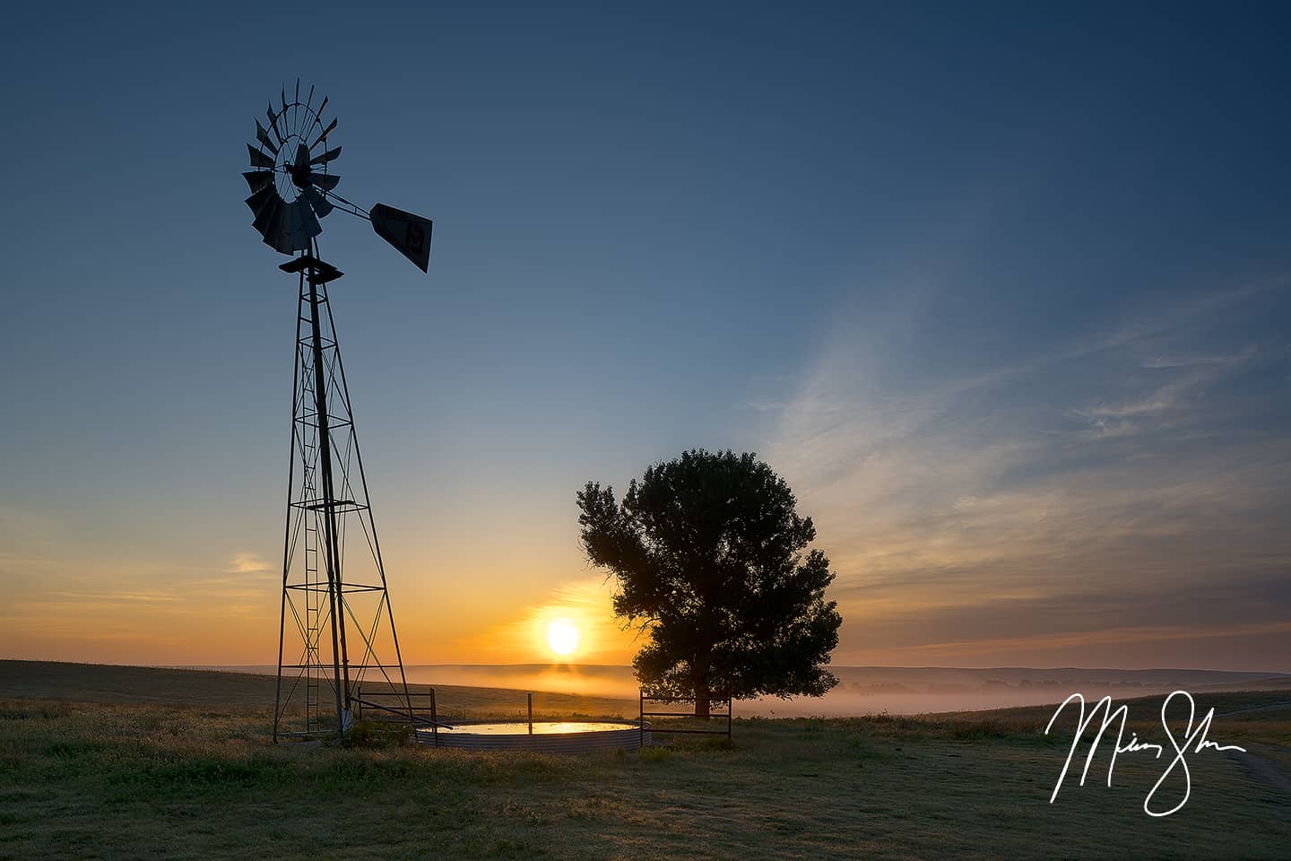 Gypsum Hills Sunrise - Little Basin, Ashland, Kansas