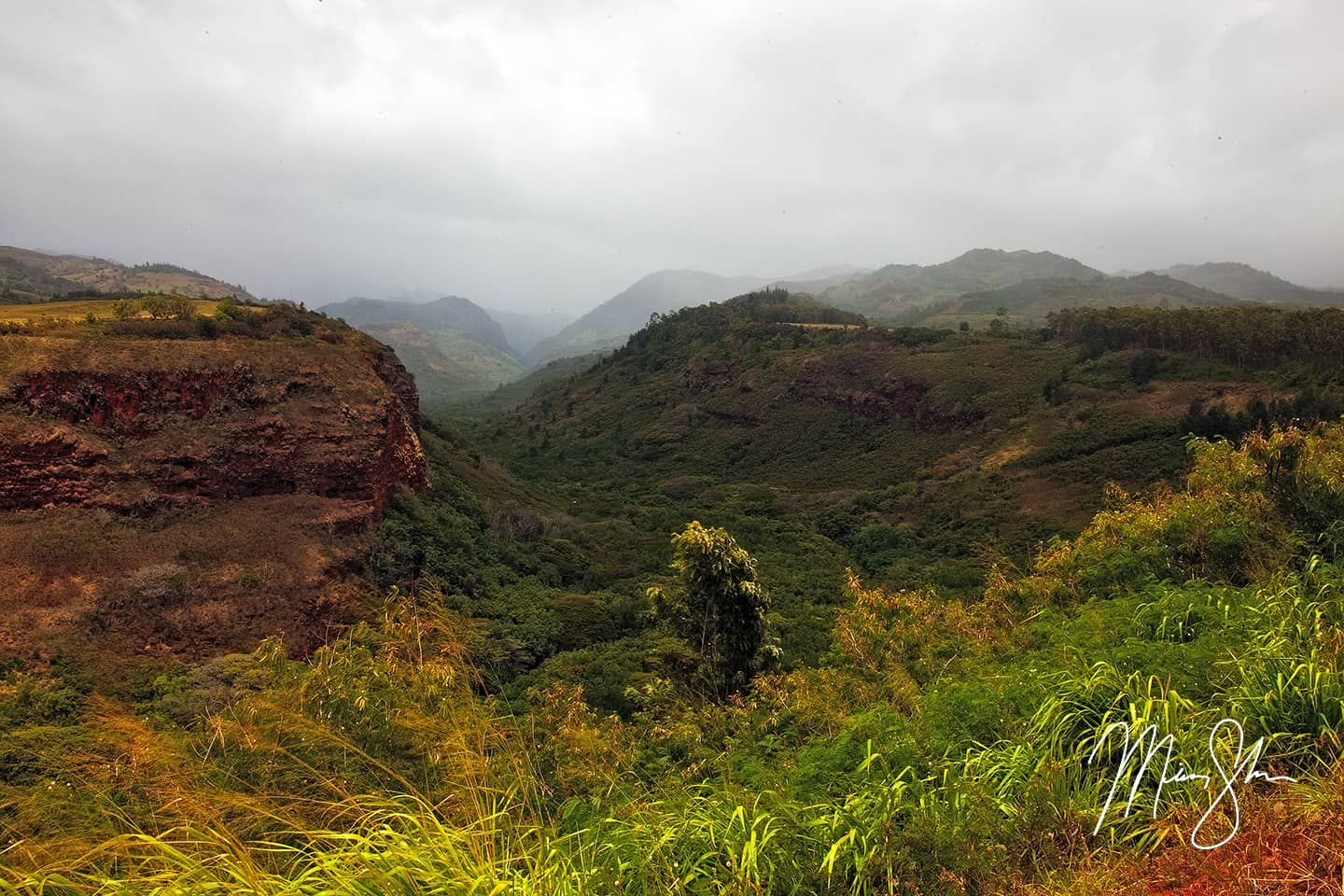 Hanapepe Valley Lookout - Hanapepe Valley, Kauai, Hawaii