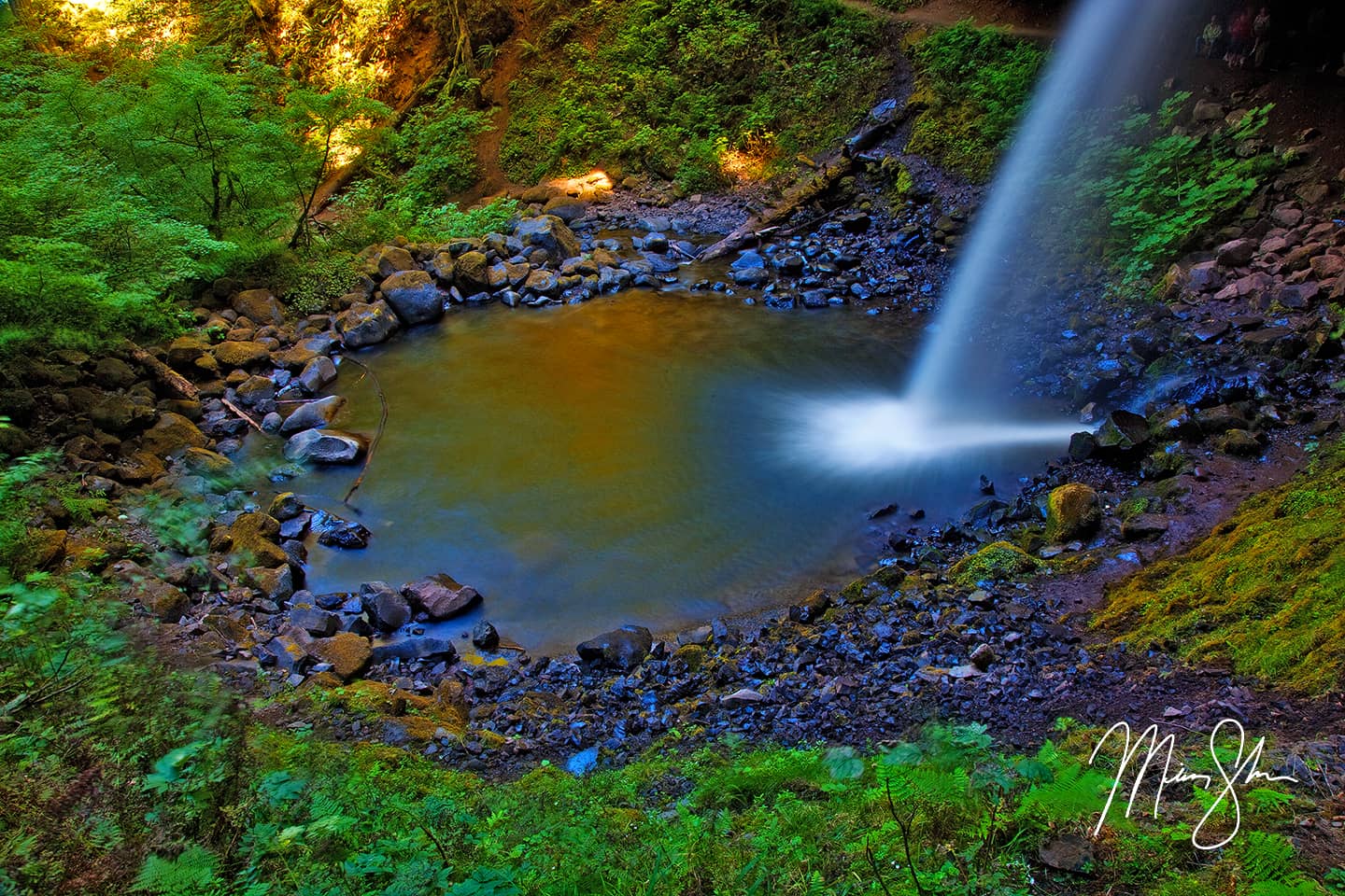 Horsetail Pond - Horsetail Falls, Columbia River Gorge, Oregon, USA