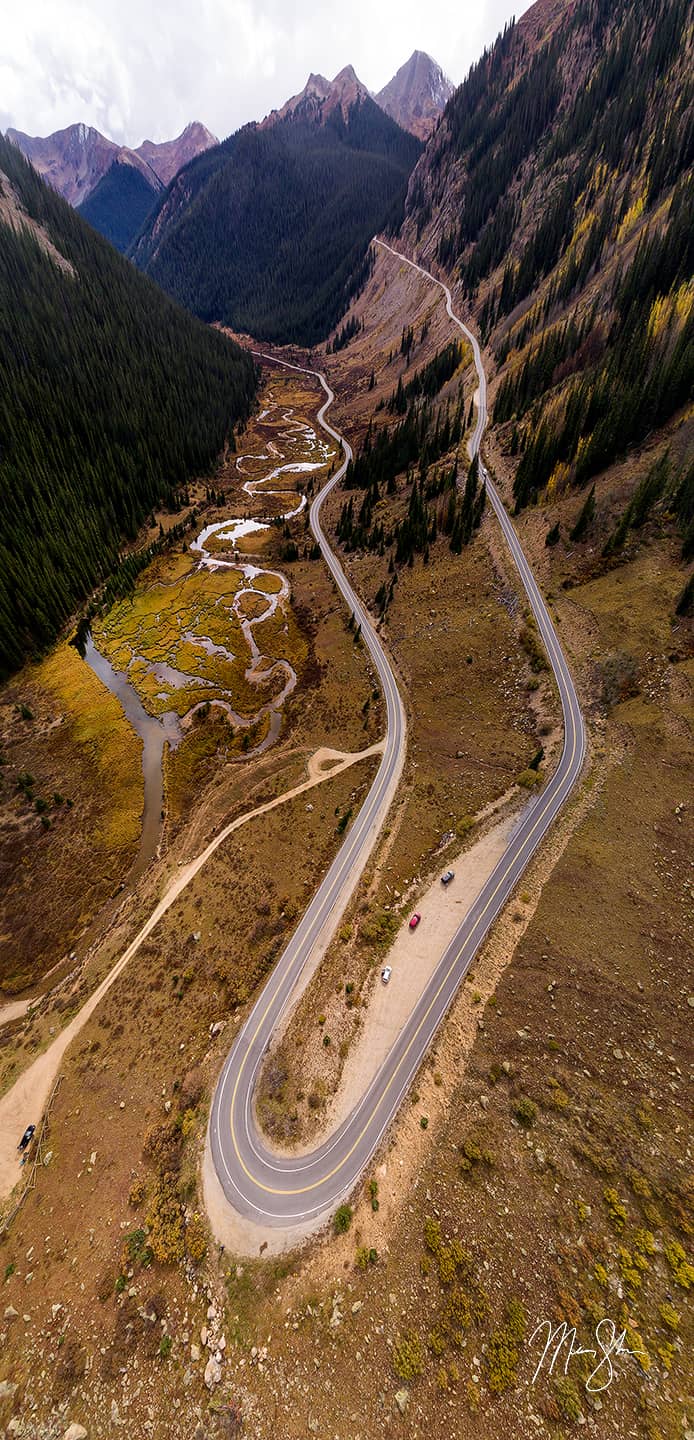 Independence Pass Autumn Curves - Independence Pass, Colorado